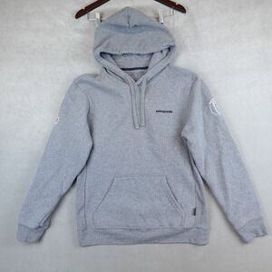 Patagonia Hoodie Sweater Mens Small Uprisal Pullover Gray Pockets Sweatshirt